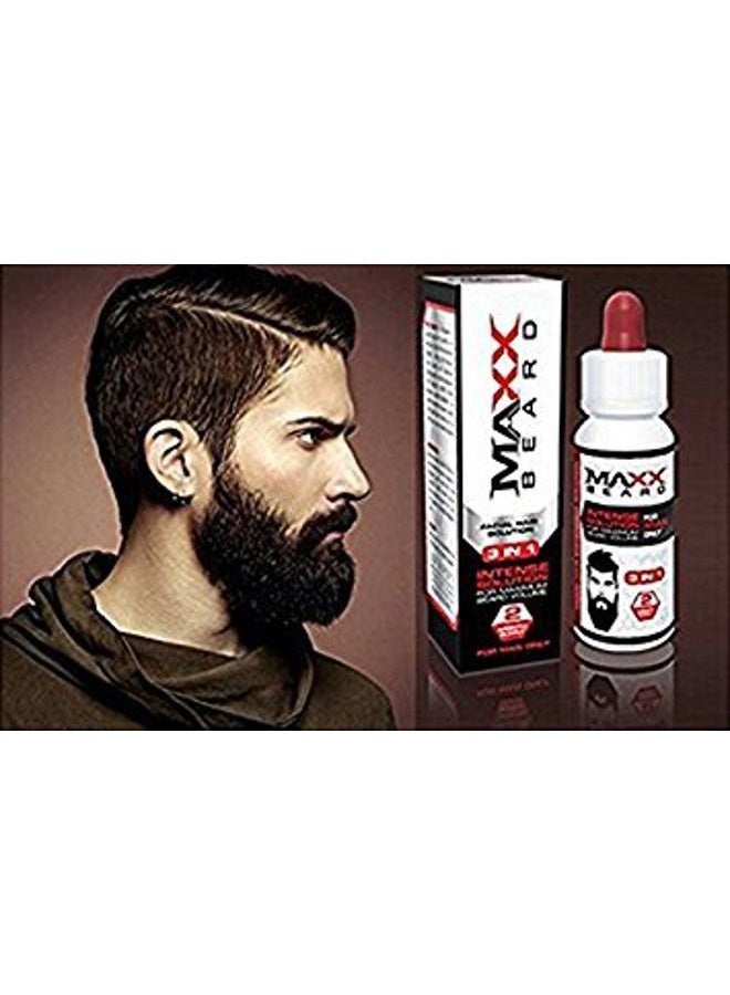 Maxx Beard 1 Facial Hair Solution, Natural Solution for Maximum Beard Volume-2 Month Supply- . d - Image 2